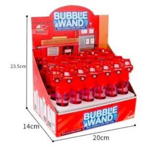 Bulles de savon camions pompiers