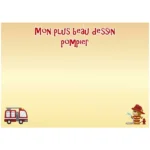 Set de table pompiers