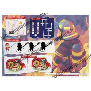 Set de table pompiers