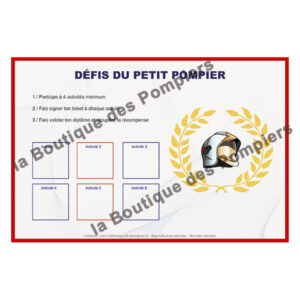 Diplôme petit pompier