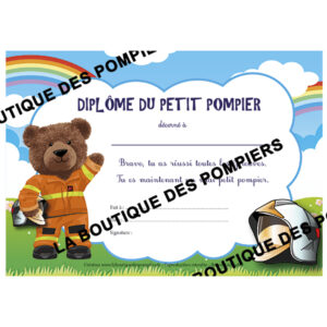 diplome petit pompier