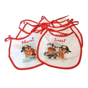 Bavoirs bébé pompier en exclusivité sur la boutique des pompiers