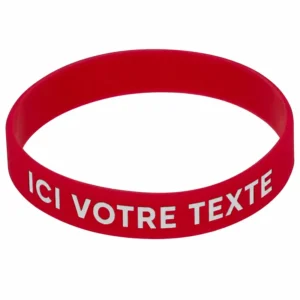 Bracelet silicone personnalisé