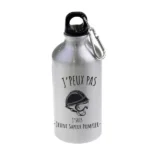 Gourde JSP avec le casque des Jeunes Sapeurs Pompiers. Personnalisation offerte