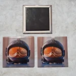 Lot de 3 magnets frigo sur le thème des pompiers.. Une création en exclusivité pour la boutique des pompiers