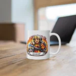Mug pompier style cartoon - bandes dessinées