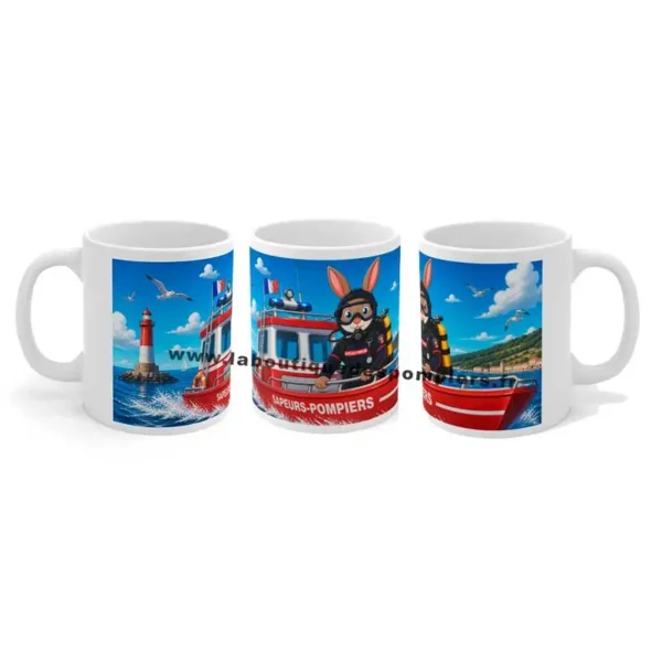 Mug Pompélo pompier scaphandrier