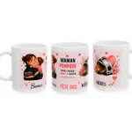 mug maman pompière création de la boutique des pompiers pour la fête des mères
