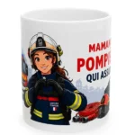 Mug pour la fête des mères pompiers. Mug fête des mères pomières