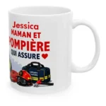 Mug pour la fête des mères pompiers. Mug fête des mères pomières
