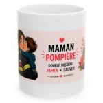 Mug pour la fête des mères pompiers. Mug fête des mères pomières