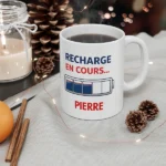 Mug pompier "pas de café, pas d'inter". Un mug humoristique pour tous les pompiers et les soldats du feu