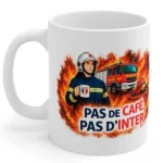 Mug pompier, pas de café, pas d'inter en exclusivité pour la boutique des pompiers