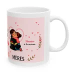 Mug Fête des mères pompiers - Mon héroïne avec petite fille