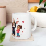 Mug Pompelo fête des mères pompiers pompières