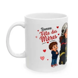 Mug Pompelo fête des mères pompiers pompières