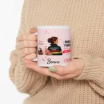 Mug Fête des mères pompiers - Mon héroine avec petit garçon