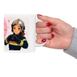 Un mug pompier pour dire Merci à une Maman Pompière