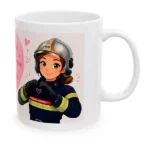 Un mug pompier pour dire Merci à une Maman Pompière