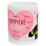 Un mug pompier pour dire Merci à une Maman Pompière