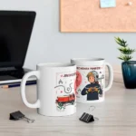 Un mug pompier pour dire Merci Maman