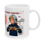Un mug pompier pour dire Merci Maman