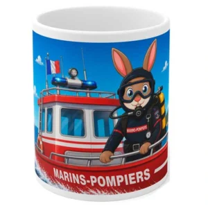 Mug Pompélo marins pompiers scaphandrier