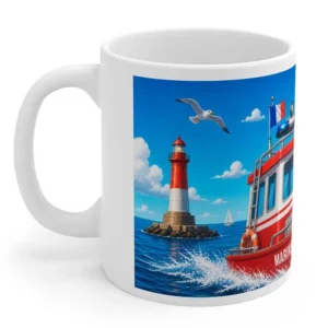Mug Pompier "Pompélo plongeur scaphandrier" en exclusivité à la Boutique des Pompiers