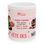 Mug Fête des mères pompiers - Double mission pour une maman pompière