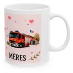 Mug Fête des mères pompiers - Double mission pour une maman pompière