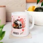 mug maman pompière création de la boutique des pompiers pour la fête des mères