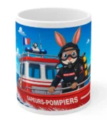 Mug Pompier "Pompélo plongeur scaphandrier" en exclusivité à la Boutique des Pompiers