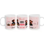 Mug Fête des mères pompiers - Mon héroïne avec petite fille