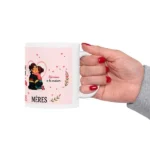 Mug Fête des mères pompiers - Mon héroïne avec petite fille