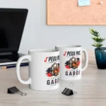 Mug pompier J'peux pas de garde en exclusivité pour la boutique des pompiers.