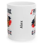 Mug pompier J'peux pas de garde en exclusivité pour la boutique des pompiers.
