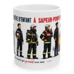Mug pompier, du rêve d'enfant à sapeur pompier. Exclusivité pour la boutique des pompiers