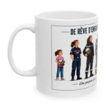 Mug pompier, du rêve d'enfant à sapeur pompier. Exclusivité pour la boutique des pompiers