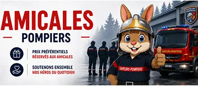 Produits et goodies pour Amicales pompiers