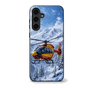 Coque téléphone Iphone et samsung avec hélicoptère EC 145 de la sécurité Civile