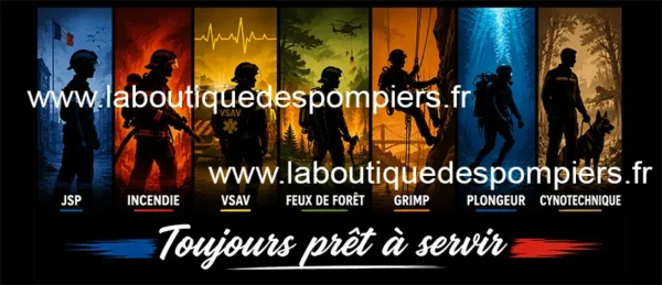 Mug Pompier toujours prêt pour l'action