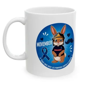 Mug Movember Pompier Pompélo