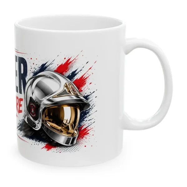 mug pompier qui déchire personnalisé