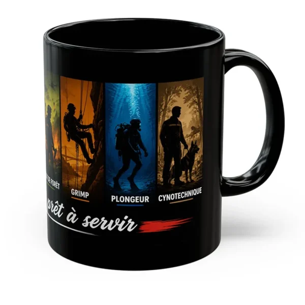 Mug Pompier toujours prêt pour l'action