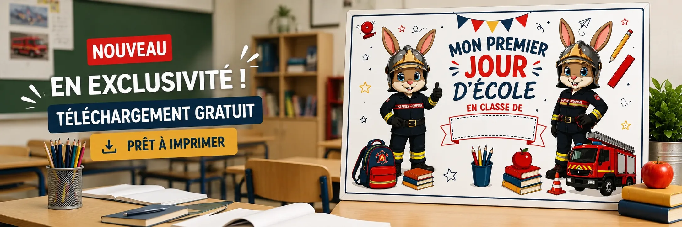 panneau-rentree-des-classes-boutique-des-pompiers_ Bonne rentrée des classes aux petits pompierts