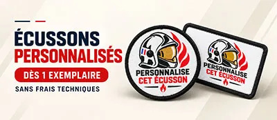 Ecusson personnalisé Ecusson personnalisé dès 1 exemplaire