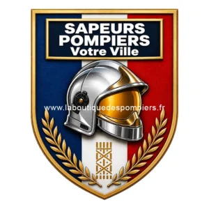 autocollant pompier vitrophanie voiture