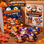 Lot de goodies Halloween pour les amicales Pompiers
