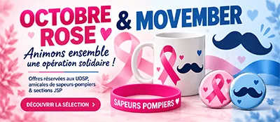 Octobre Rose et Movember chez les pompiers