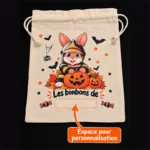 Pochon personnalisés pour bonbons halloween pompiers